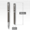Ручка перьевая PARKER IM PREMIUM DARK ESPRESSO CHISELLED CT, F 1931681
